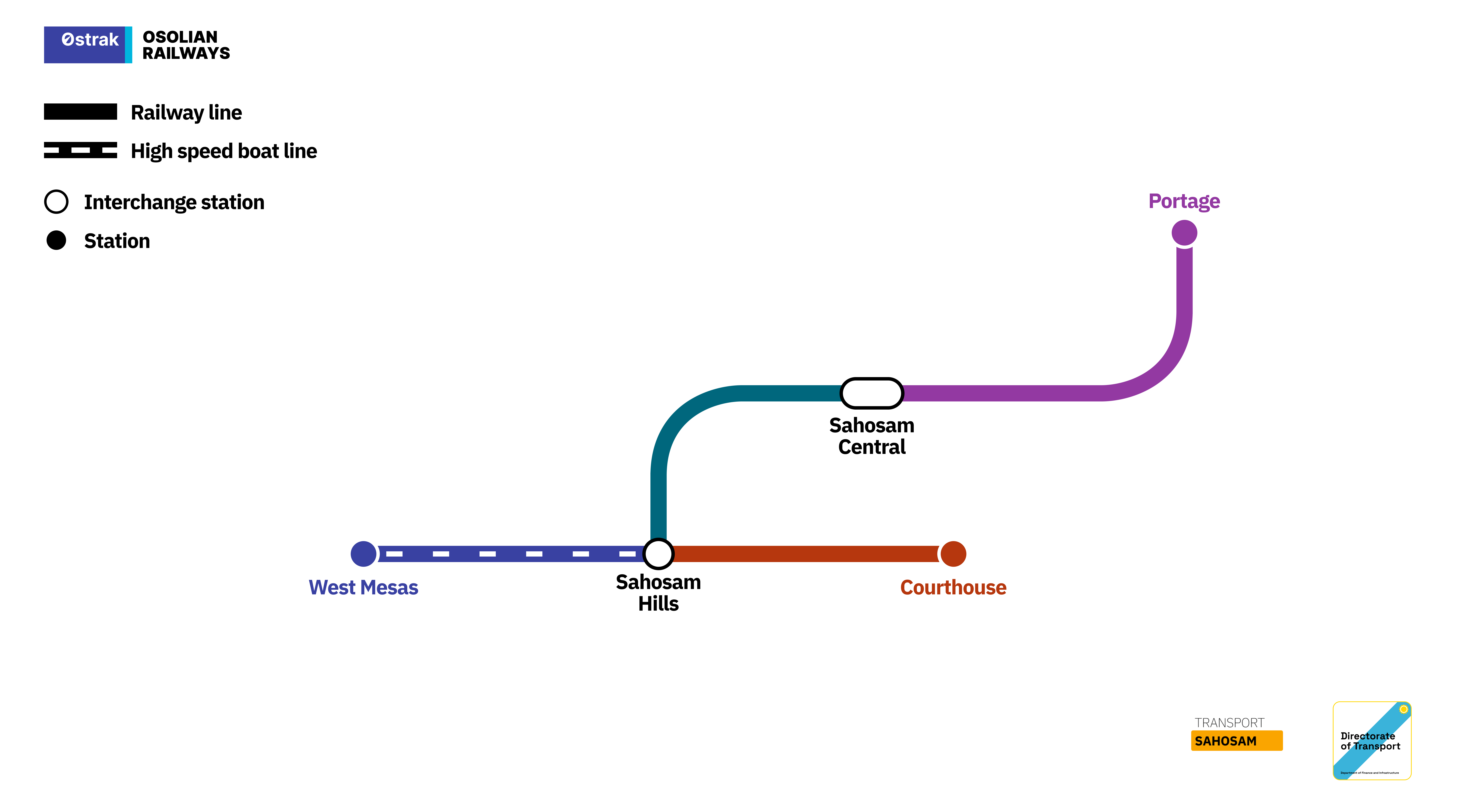 Map of the Oslink Overworld transit network (ran by Ostrak)